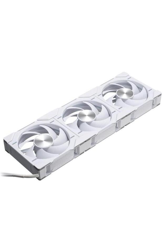 Set 3 ventilatoare D30 Regular, RGB, 120 mm, 2000 rpm, PWM (Alb) - 2