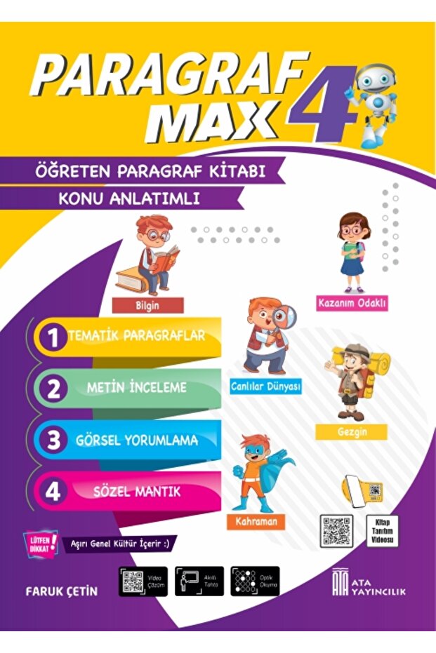4. Sınıf Bir Paragraf Bir Problem & 4. Sınıf Paragraf Max - 2