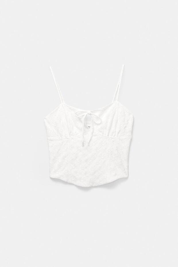 Fisto işlemeli korse top - 5