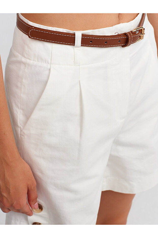 71162 Kemerli Şort - 4