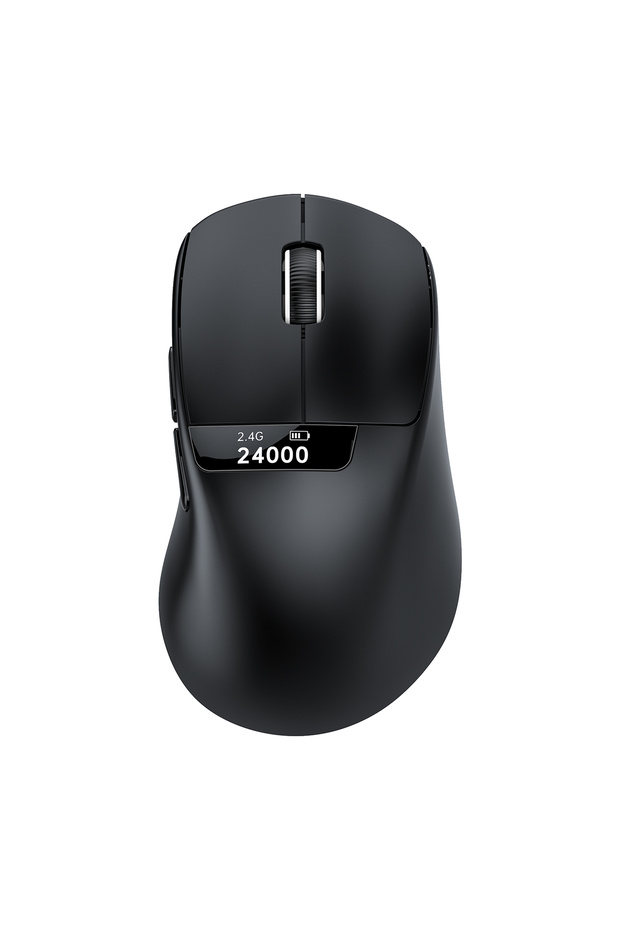 A7 Üç Mod Kablosuz Fare Hafif PAW3311 Oyun BT Ekran Fare RGB Şarj Standı Fare ile - 1