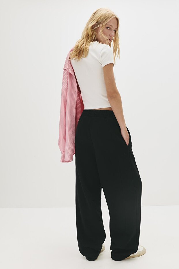 Barrel kesim eşofman pantolon - 2