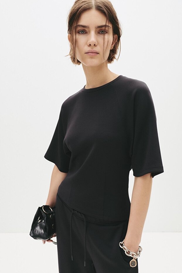 Kısa kollu sweatshirt - 3