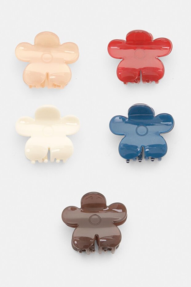 5'li Çiçek Toka Paketi - 4