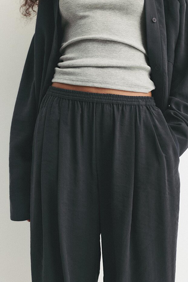 Pilili kumaş pantolon - 3