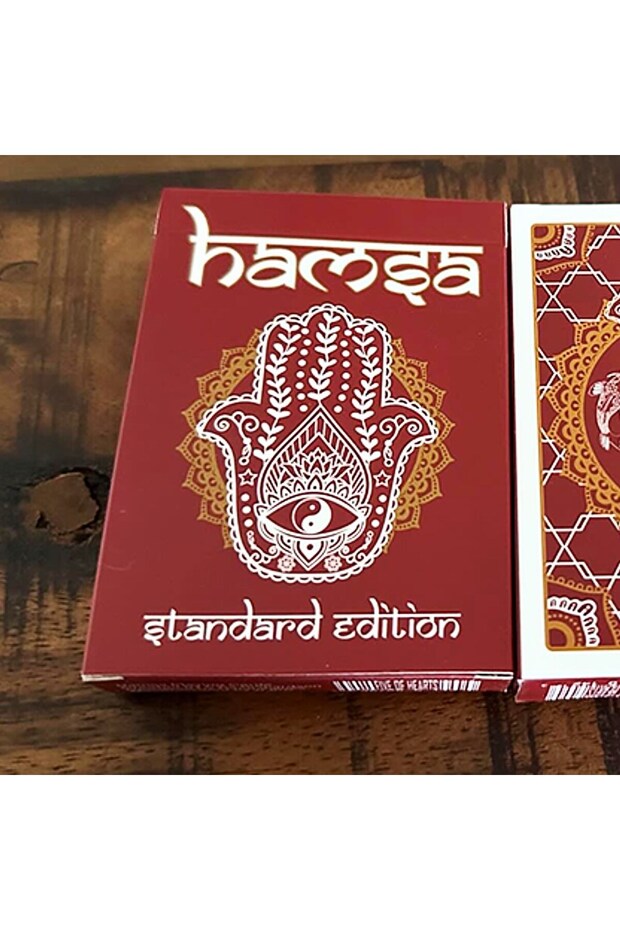 مجموعة بطاقات ورق اللعب الفاخرة من WJPC Hamsa Deck V2 Edition