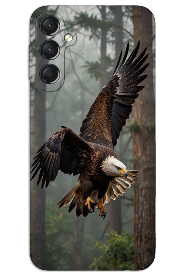 Samsung Galaxy A55 Case Hd Pattern Printed Back Cover - Eagle