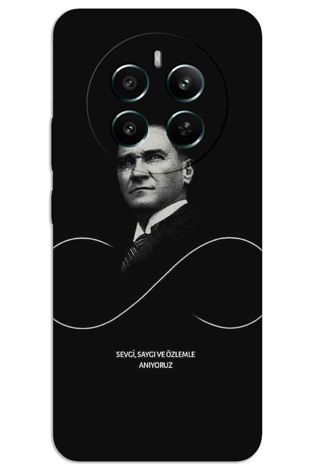 Realme 12 Plus Case Hd Pattern Printed Back Cover - Atatürk Infinity