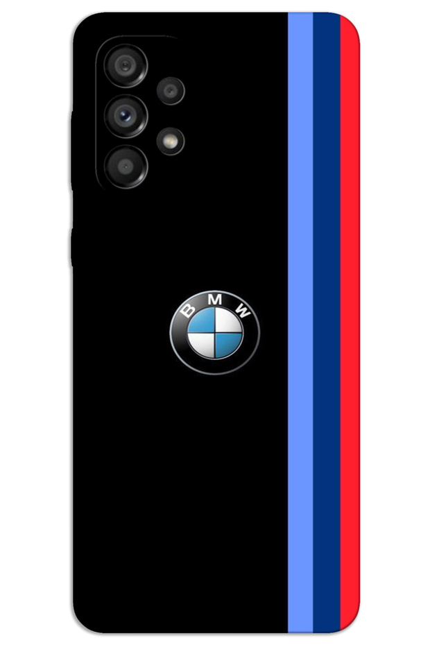 Samsung Galaxy A53 Case Hd Pattern Printed Back Cover - Black Three Stripes