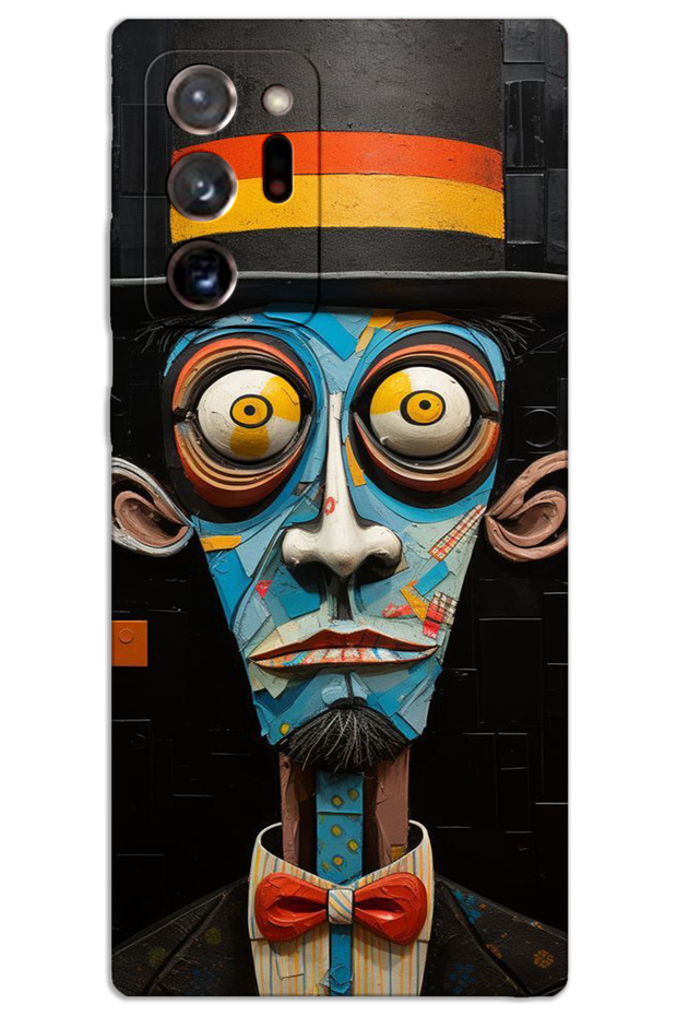 Samsung Galaxy Note 20 Ultra Case Hd Pattern Printed Back Cover - Silent Scream