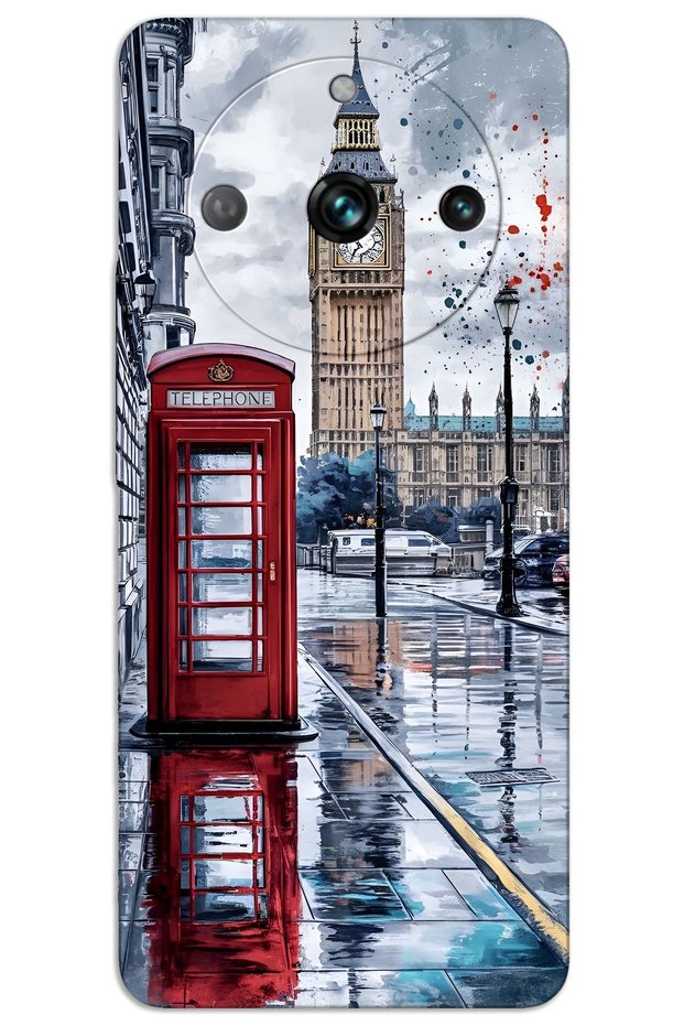 Realme 11 Pro Case Hd Pattern Printed Back Cover - London