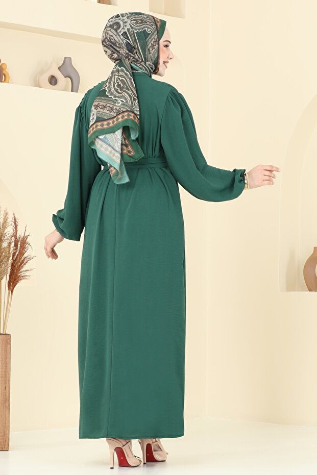 Piliseli Aerobin Elbise 3091HBS856-MS Zümrüt - 5