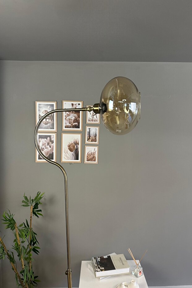 Solvia Cam Bal Rengi C Gövde Lambader Modern Oturma Odası - 2