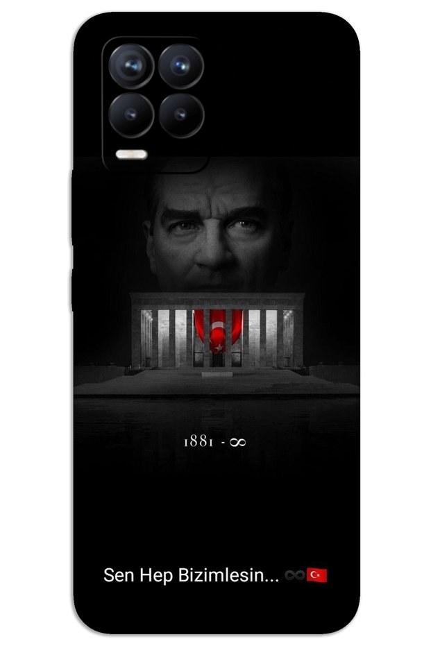 Realme 8 Case Hd Pattern Printed Back Cover - Atatürk Come with Us