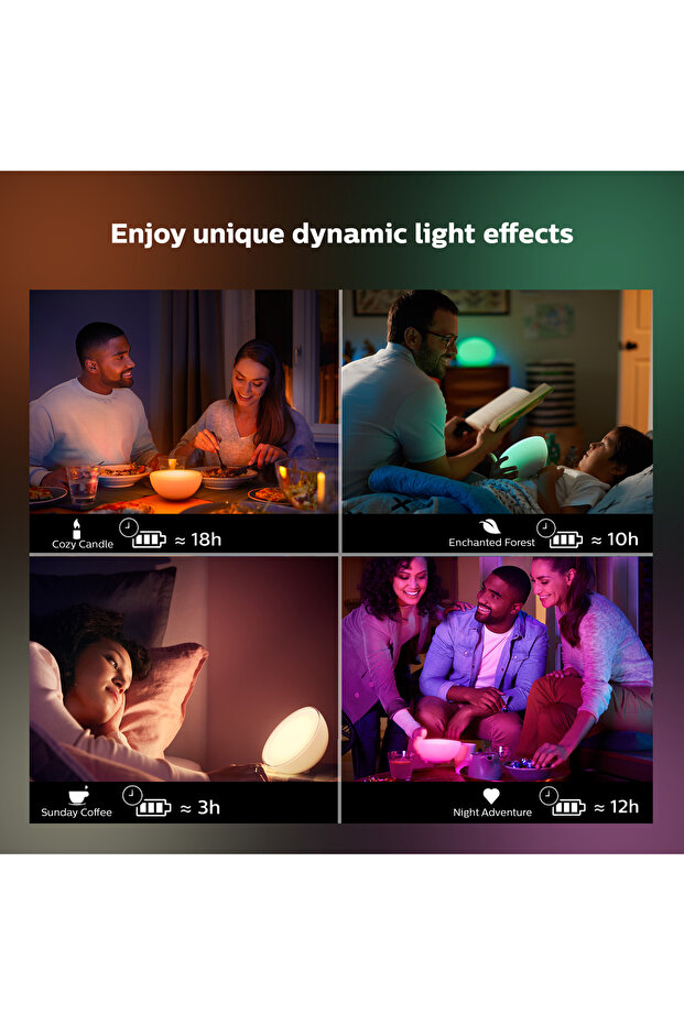 Hue Go Şarjlı Taşınabilir RGB Akıllı Lamba v2 - 7