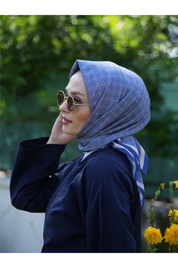 Night Star Pattern Soft Scarf - 1