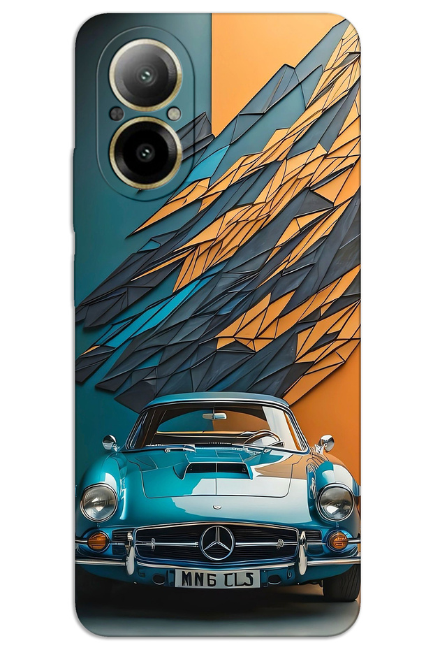 حافظة Realme 12 Lite ذات غطاء خلفي مطبوع بنمط HD - Merce