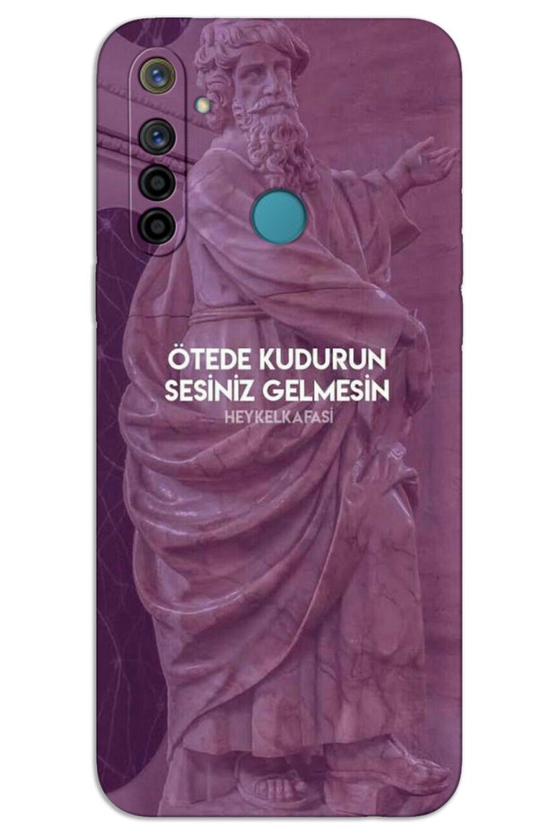 غطاء خلفي مطبوع بنمط HD لهاتف Realme 6i - Ötede Kudurun
