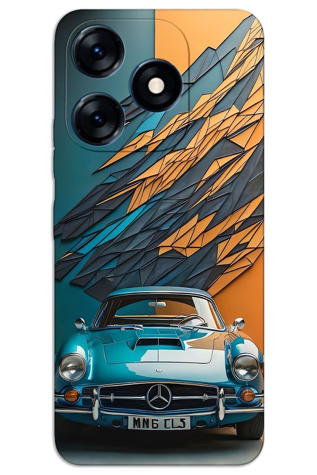 غطاء خلفي مطبوع بنمط HD لهاتف Tecno Spark 20C - Merce