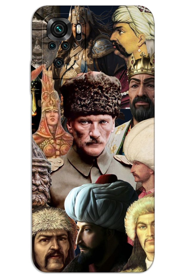 Xiaomi Redmi Note 10 Case Hd Pattern Printed Back Cover - Big Turks