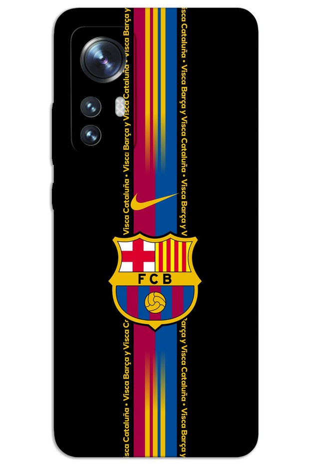غطاء خلفي مطبوع بنمط HD لهاتف Xiaomi Mi 12 - برشلونة