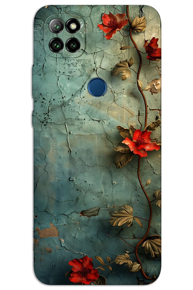 Casper Via E30 Case Hd Pattern Printed Back Cover - Ivy Flower