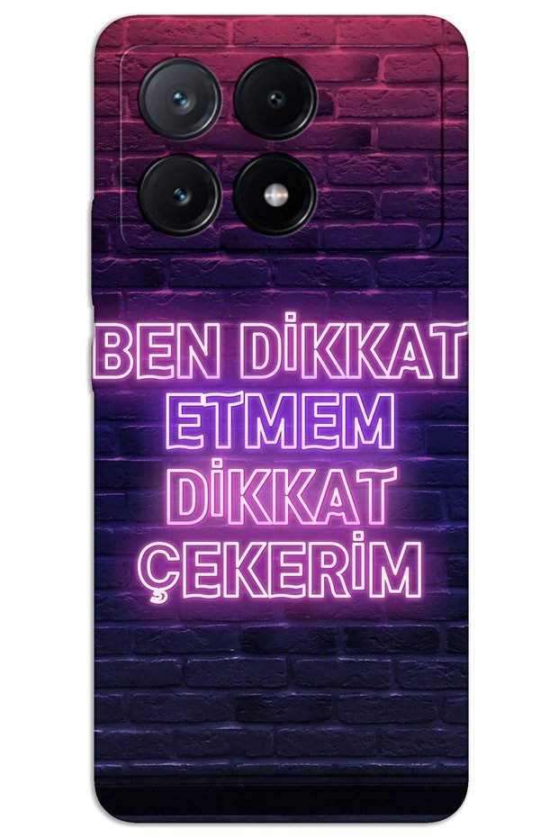 غطاء خلفي مطبوع بنمط HD لهاتف Xiaomi Poco X6 Pro - يجذب الانتباه