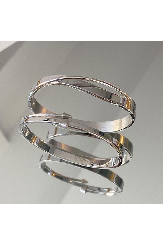 Double Silver Steel Handcuffs