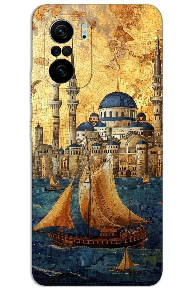 Xiaomi Poco F3 Case Hd Pattern Printed Back Cover - Sailboat Sulaymaniye