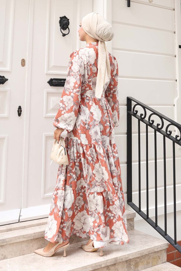 Rochie Hijab cu model Tile 576 - 5