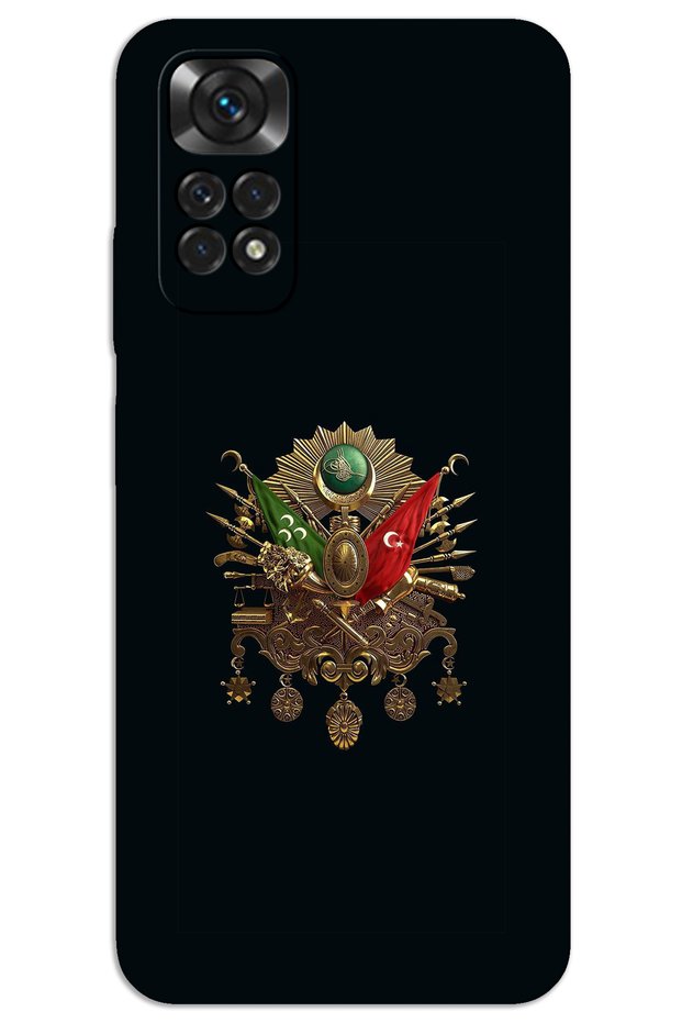 غطاء خلفي مطبوع بنمط HD لهاتف Xiaomi Redmi Note 11S - Tuğra
