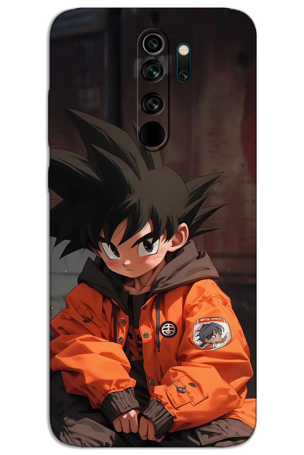 غطاء خلفي مطبوع بنمط HD لهاتف Xiaomi Redmi Note 8 Pro - Goku