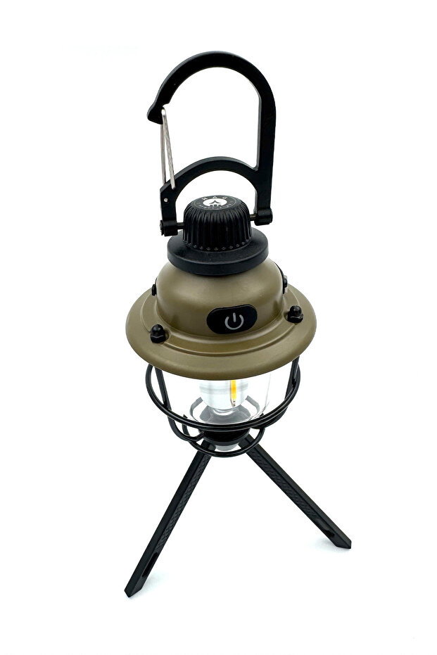 Hag Ayaklı Retro Kamp Lambası Asılabilir Işık Rengi ve Şiddeti Ayarlı Çadır Aydınlatma - 11