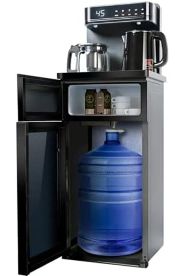 Smart Water Dispenser, Dual Water Outlet, Touch Screen Display, Remote Control with Voice Function, - 3