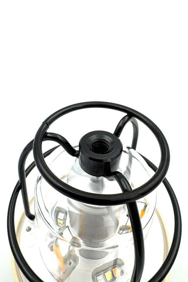 Hag Ayaklı Retro Kamp Lambası Asılabilir Işık Rengi ve Şiddeti Ayarlı Çadır Aydınlatma - 7