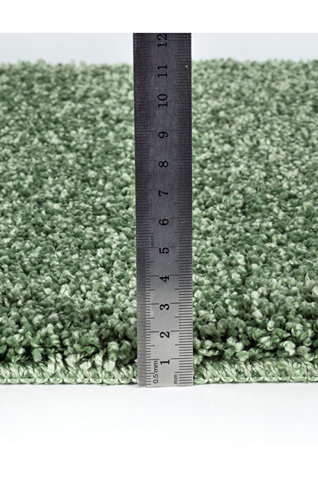 Shaggy Oval Large Size Non-Slip Base Washable 60X100 60X50 Set of 2 Bath Mat - 3