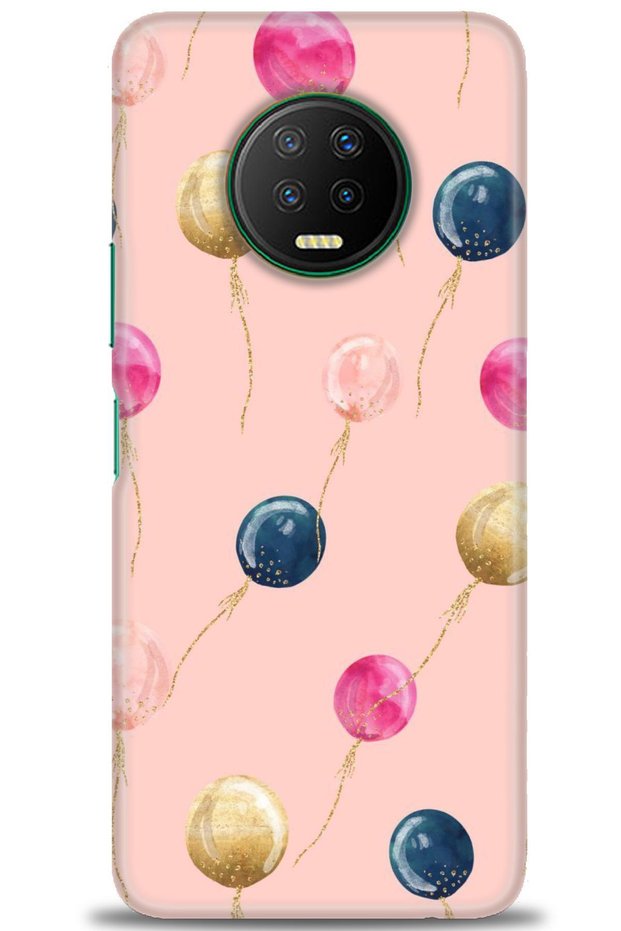 Infinix Note 7 Case Hd Printed Case - Flying Balloons