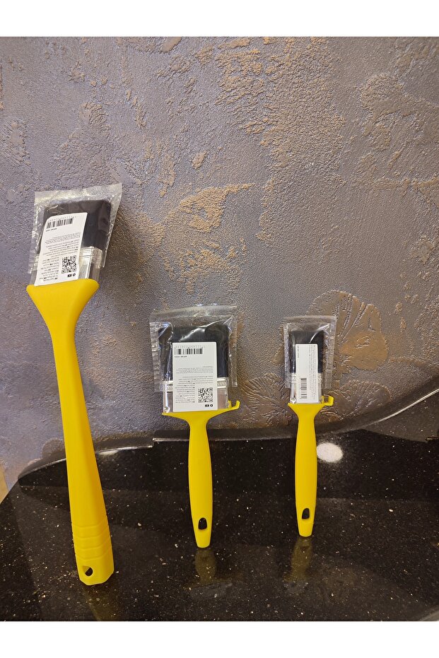 Anza Basic Sarı Kestirme Fırça Seti - 2