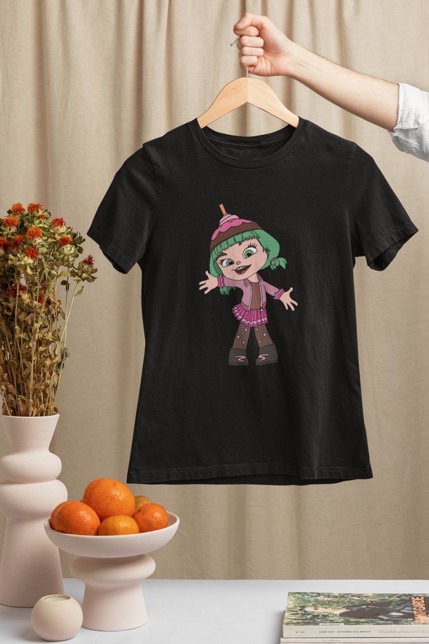 Vanıky Von Crew Neck 100% Cotton Printed Short Sleeve Children's and Teenage T-Shirt