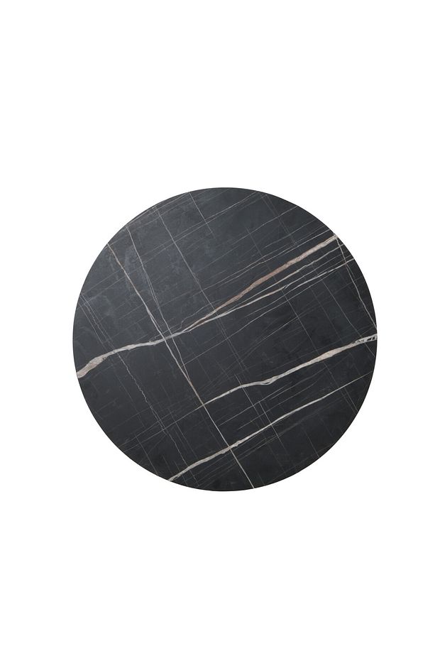 PERA SİYAH YUVARLAK 4 AYAKLI MUTFAK VE BALKON MASASI 90X90 CM - 5