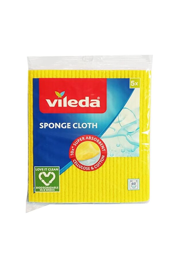 Vileda Sponge Cloth 5+1