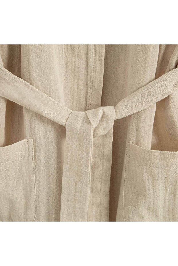 Lıttle Basıc Müslin Bornoz Taş - 2