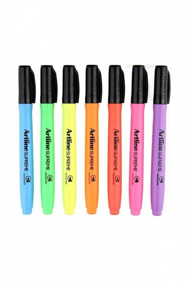 Supreme Highlighter Fosforlu İşaretleme Kalemi Set (7 Renk) - 4