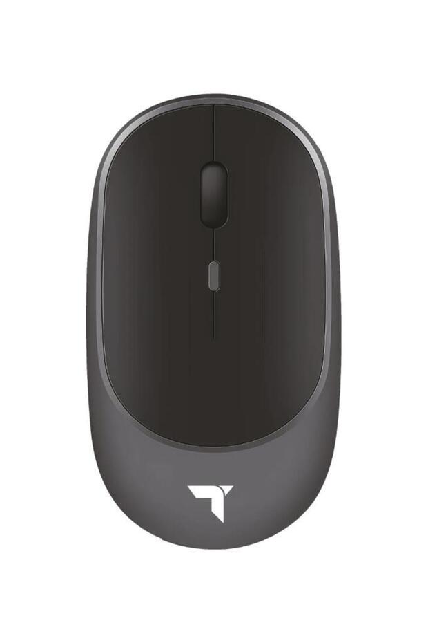 TM-16 Gri Kablosuz Çift Modlu Sessiz Mouse Fare - 2