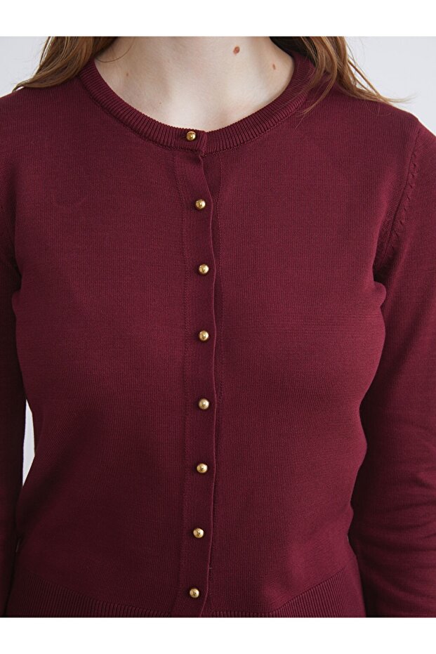 LCW Vision YENİ SEZON Bisiklet Yaka Kadın Triko Hırka - 2