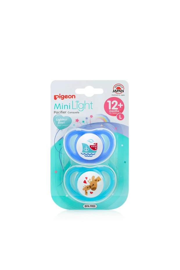 Minilight Pacifier Twin Large 12+ A Twin Pack of Large Pacifiers