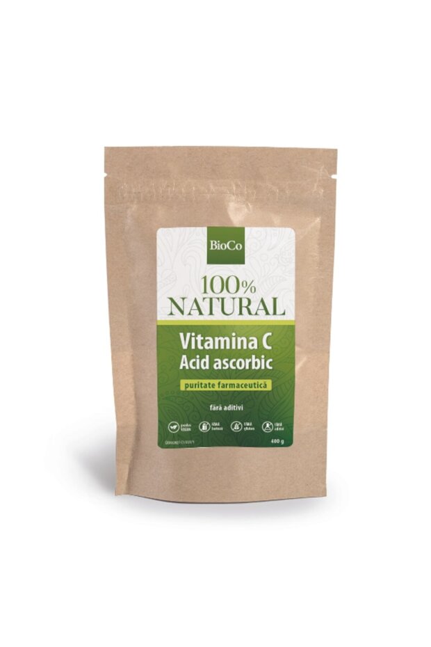 100% vitamina C acid ascorbic, 400g - 2