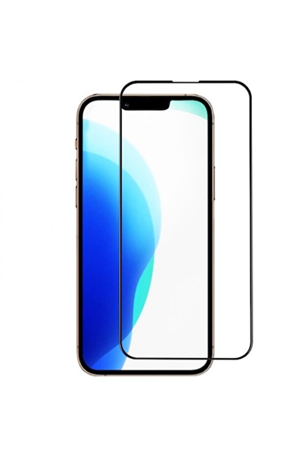 Fullscreen Black Transparent Screen Protector for iPhone 13 Pro - 1