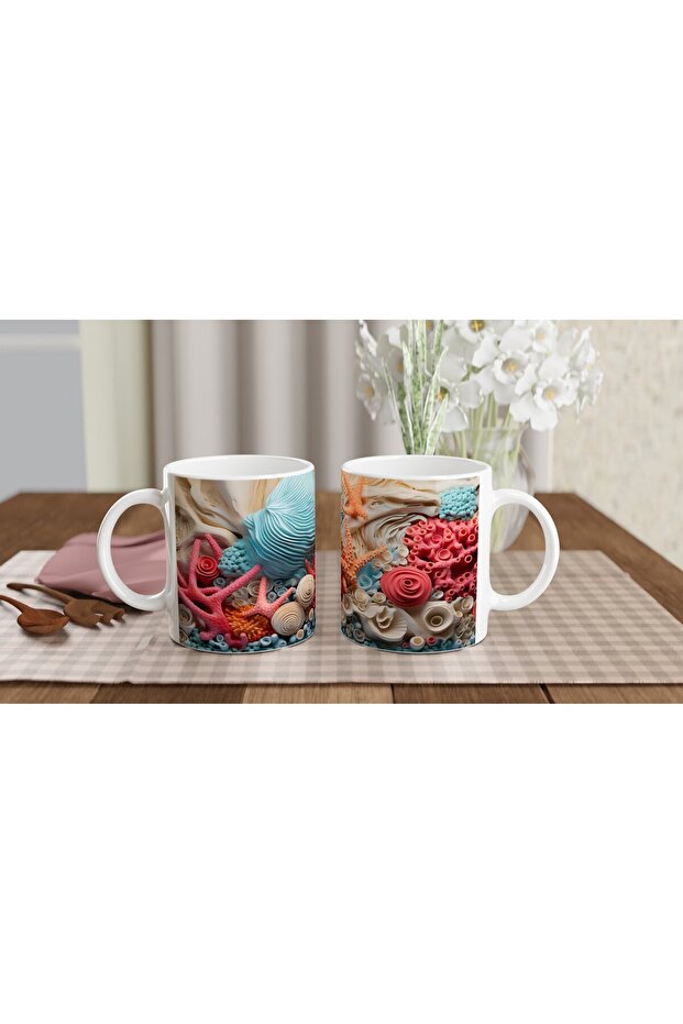 Cup between Blue Waves - 5