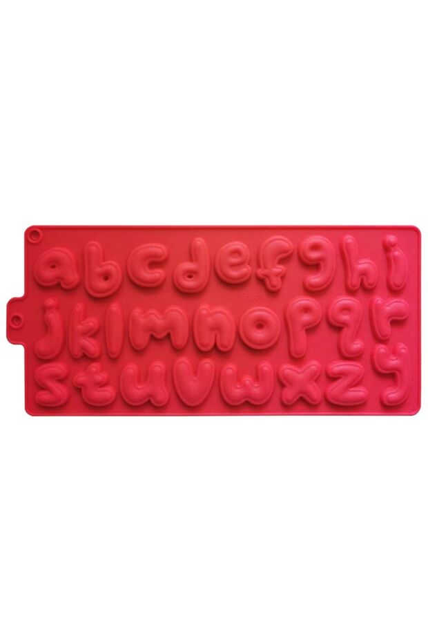 Red Silicone Alphabet Letter Mold – Letter Baking & Candy Making